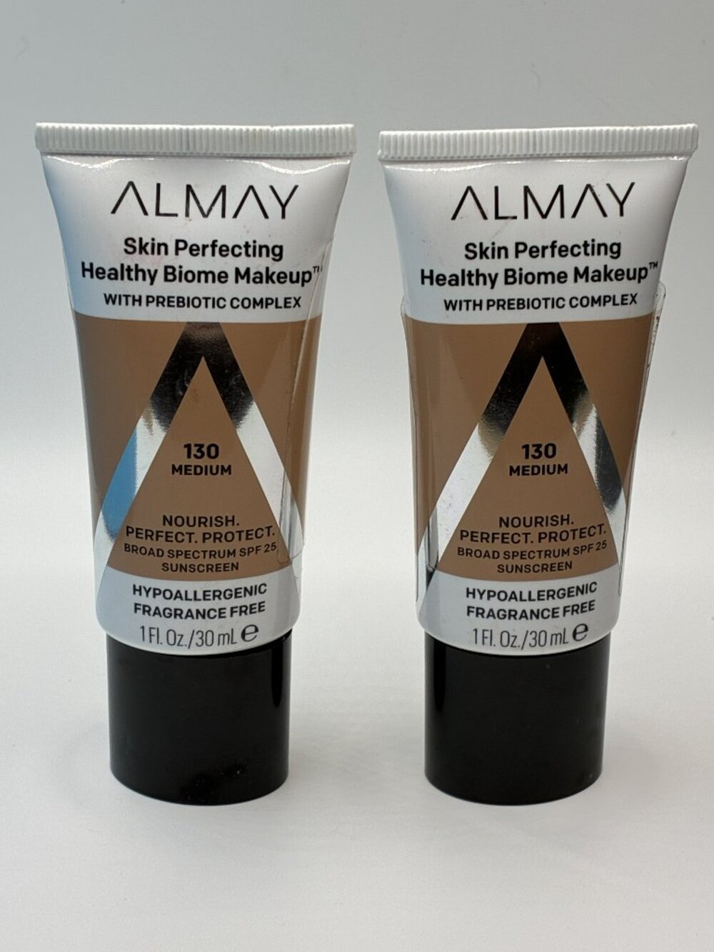 Almay Skin Perfecting Healthy Biome Makeup with Prebiotic Complex - 130 Medium
